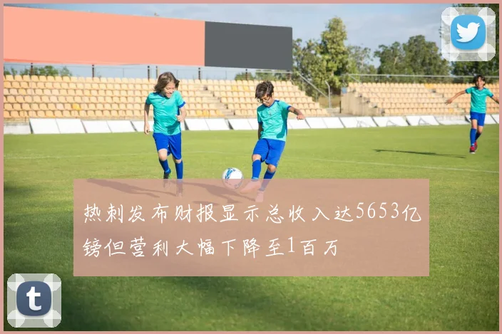 热刺发布财报显示总收入达5653亿镑但营利大幅下降至1百万