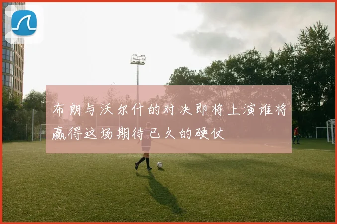 布朗与沃尔什的对决即将上演谁将赢得这场期待已久的硬仗